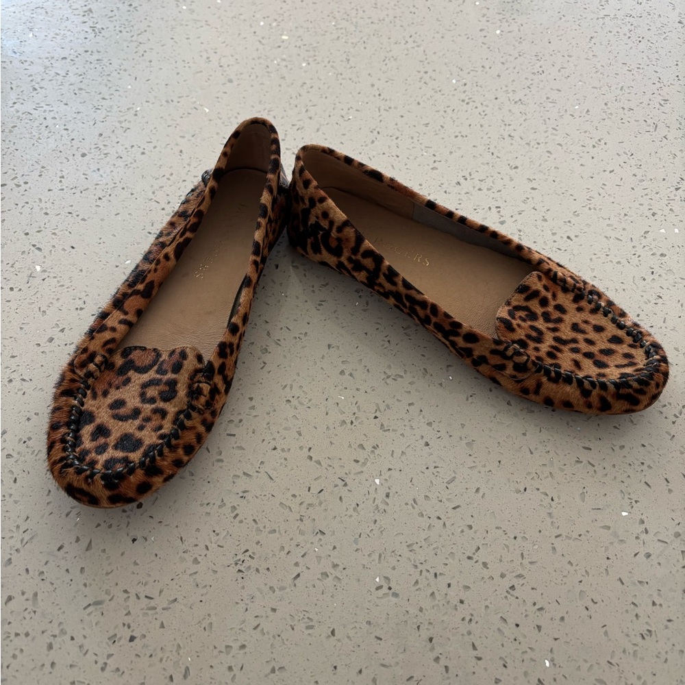 Leopard Print Women's Loafers